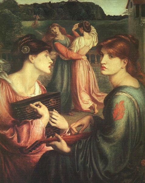 Dante Gabriel Rossetti The Bower Meadow Germany oil painting art